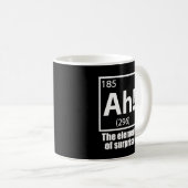 Mug Ah ! L'élément de la plaisanterie de la chimie amu (Devant droit)