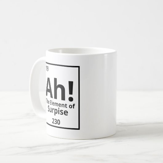 Mug Ah ! L'élément de surprise ! (Devant gauche)