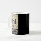 Mug Ah l'élément de surprise Drôle de chimie Science (Devant gauche)