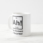 Mug Ah l'élément de surprise Symbole d'élément périodi (Devant gauche)