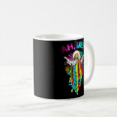 Mug Ah Men Rainbow Gay Jesus Christian LGBT Pride (Devant droit)