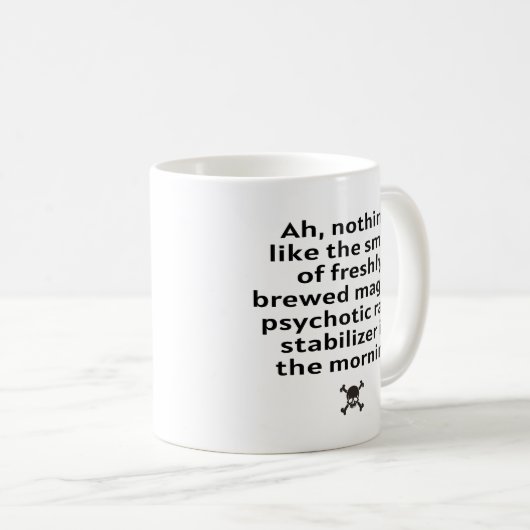 Mug Ah Rien De Tel Que L'Odeur De Fraîchement Brûlé (Devant droit)
