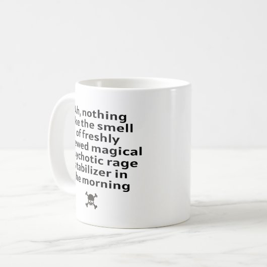 Mug Ah Rien De Tel Que L'Odeur De Fraîchement Brûlé (Devant gauche)