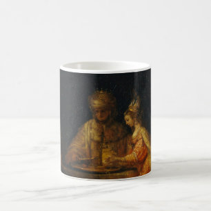 Mug Ahasuerus Haman Esther Rembrandt Biblique Baroque