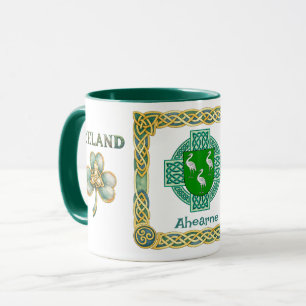 Mug Ahearne Croix Celtique Bouclier Irlandais