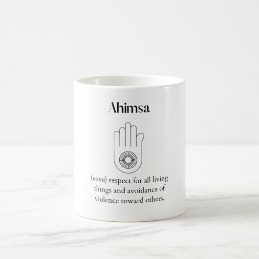 Mug Ahimsa Définition Musique (Centre)