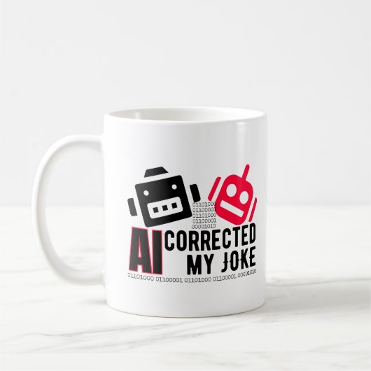 Mug AI a corrigé ma blague.w (Gauche)