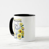 Mug Ai Art de l'aquarelle maltaise pour les propriétai (Devant gauche)