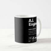 Mug Ai Engineer Funny  (Devant droit)