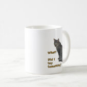 Mug Ai-je Dit Quelque Chose De Mignon Art De Chat (Devant droit)