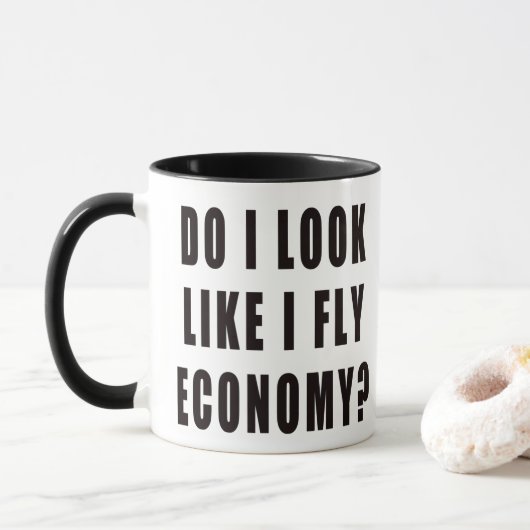 Mug Ai-Je L'Air De Voler L'Économie ? (Avec donut)