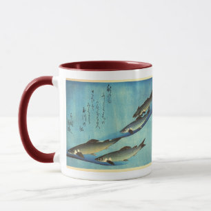 Mug Ai (truite) - Photos japonaises couleur Hiroshige