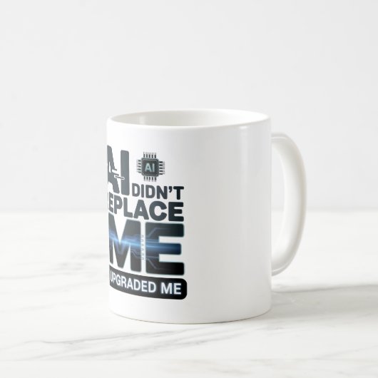 Mug AI Upgrade Quote for Tech Lovers (Devant droit)