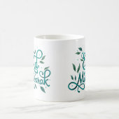 Mug Aïd Moubarak en arabe calligraphie en vert (Centre)