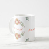 Mug Aïd Moubarak Fleurs mignonnes Wreath Lampe islamiq (Devant gauche)