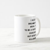 Mug Aidant de propriété drôle | Aidant heureux  (Devant droit)
