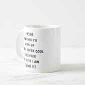 Mug Aidant de propriété drôle | Aidant heureux  (Devant gauche)