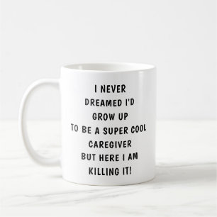 Mug Aidant de propriété drôle   Aidant heureux 