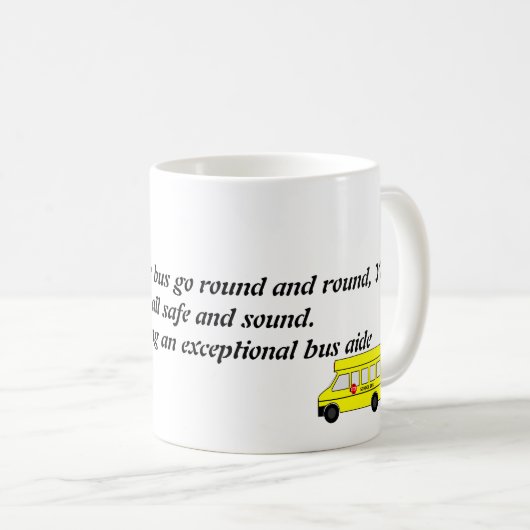 Mug Aide au transport scolaire (Devant droit)