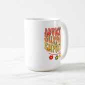 Mug Aide aux avocats Empower, Social Worker Retro (Devant droit)
