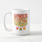 Mug Aide aux avocats Empower, Social Worker Retro (Gauche)