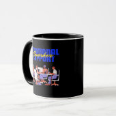 Mug Aide émotionnelle Coworker Classic Pour Mème Drôle (Devant gauche)