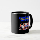Mug Aide émotionnelle Coworker Classic Pour Mème Drôle (Devant droit)