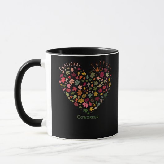 Mug Aide émotionnelle Coworker Classic Trending Meme (Gauche)