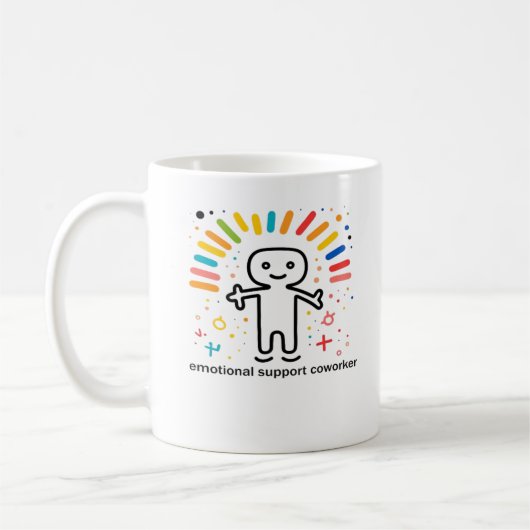 Mug Aide émotionnelle Coworker Viral (Gauche)