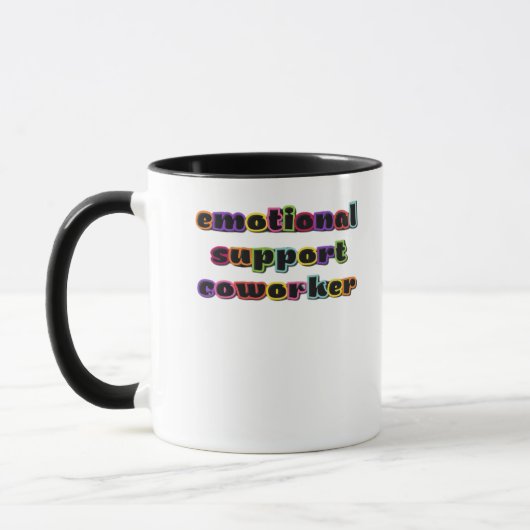 Mug Aide émotionnelle Coworker Work Office Classique (Gauche)