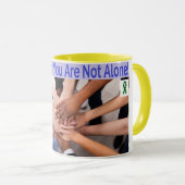 Mug Aide et soutien en santé mentale (Devant droit)