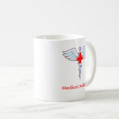 Mug Aide médical de caducée (Devant droit)
