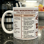Mug Aide-mémoire de recette de Mocha Café,