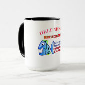 MUG AIDE NÉCESSAIRE. (Devant gauche)