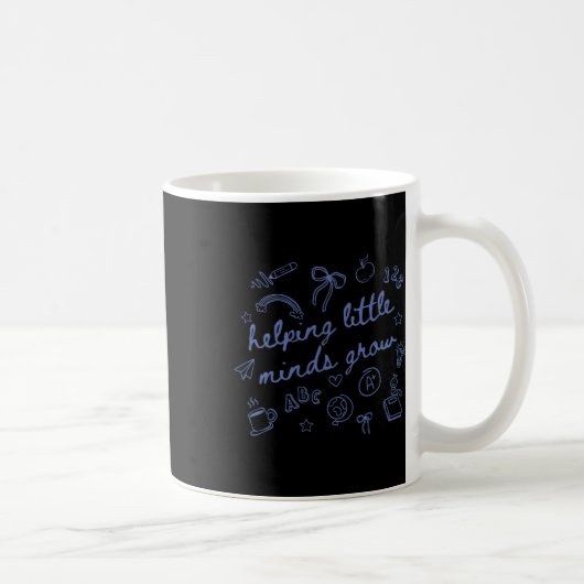 Mug Aider les petits esprits à grandir Enseignant Prem (Droite)