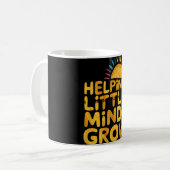 Mug Aider les petits esprits à grandir Enseignant Wild (Devant gauche)