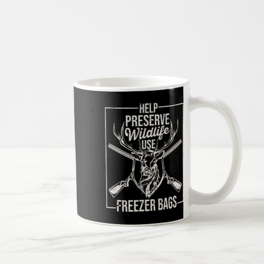 Mug Aidez à préserver la faune utiliser le congélateur (Droite)