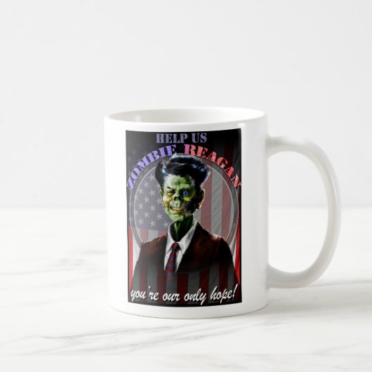 Mug Aidez-nous zombi Reagan ! (Droite)