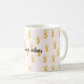 Mug Aigenilles tropicales Blush Gold (Devant droit)