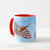 Mug Aigle à tête blanche américaine (Devant gauche)