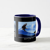 Mug Aigle à tête blanche et Bouge à mât totémique (Devant droit)