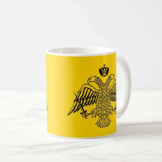 Mug Aigle à tête double, Emblème byzantin et chrétien (Devant droit)