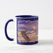 Mug Aigle à tête volante et ciel crépusculaire (Gauche)