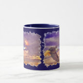 Mug Aigle à tête volante et ciel crépusculaire (Centre)