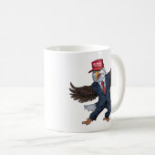 Mug Aigle américain drôle (Devant droit)