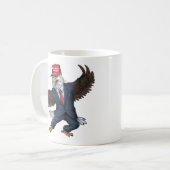Mug Aigle américain drôle (Devant gauche)