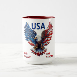 Mug Aigle Américain Patriotique