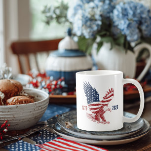 Mug Aigle Américain Patriotique Joyux 250e Anniversair