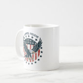 Mug Aigle Américain Rétro  (Devant gauche)