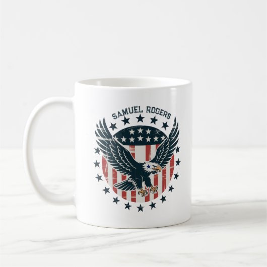 Mug Aigle Américain Rétro  (Gauche)